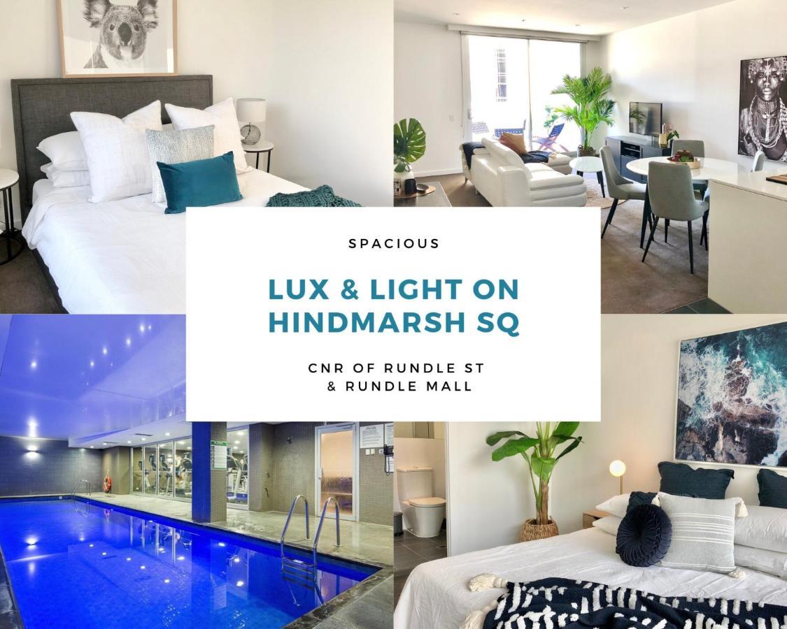 Lux 2Br Apt On Hindmarsh Sq-Pool-Gym-Sauna-Parking Adelaide Eksteriør billede